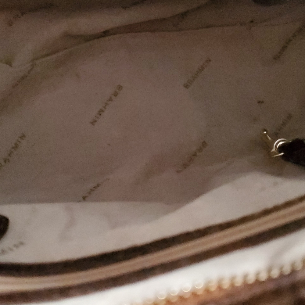 Brahmin Purse With Multi Color Wallet - image 7